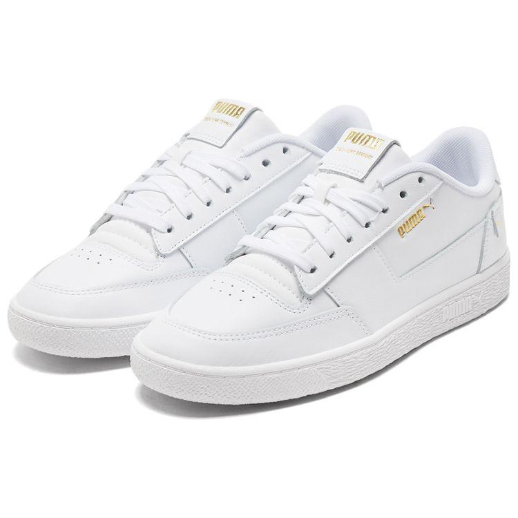 Puma Ralph Sampson Mc Clean Leather Retro Casual Low-Top Sneakers Unisex Sneakers White Platinum 375368-01