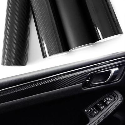 100x300cm Matte Glossy Carbon Fiber Car Wrap with Self-Adhesive Air Guide