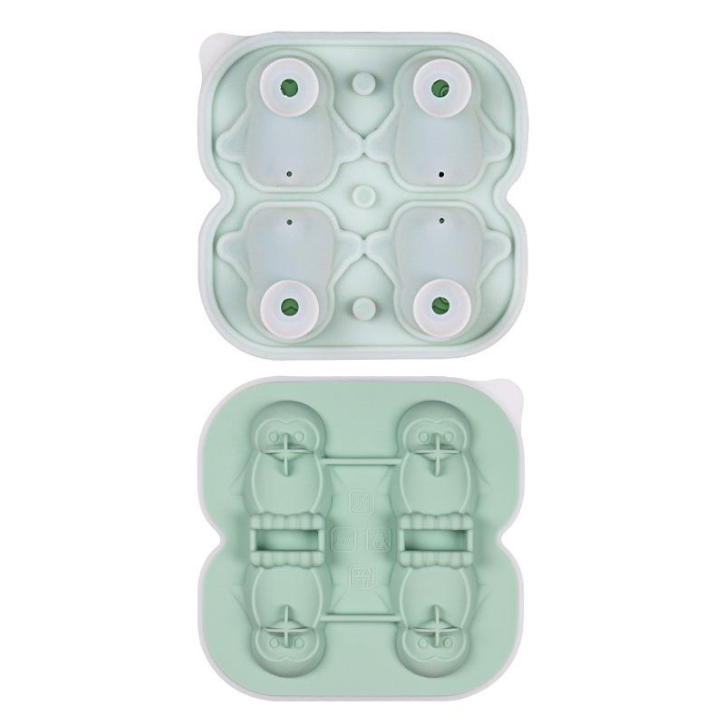 Penguin, French Bulldog, and Alpaca Silicone Ice Cube Mold for Drinks