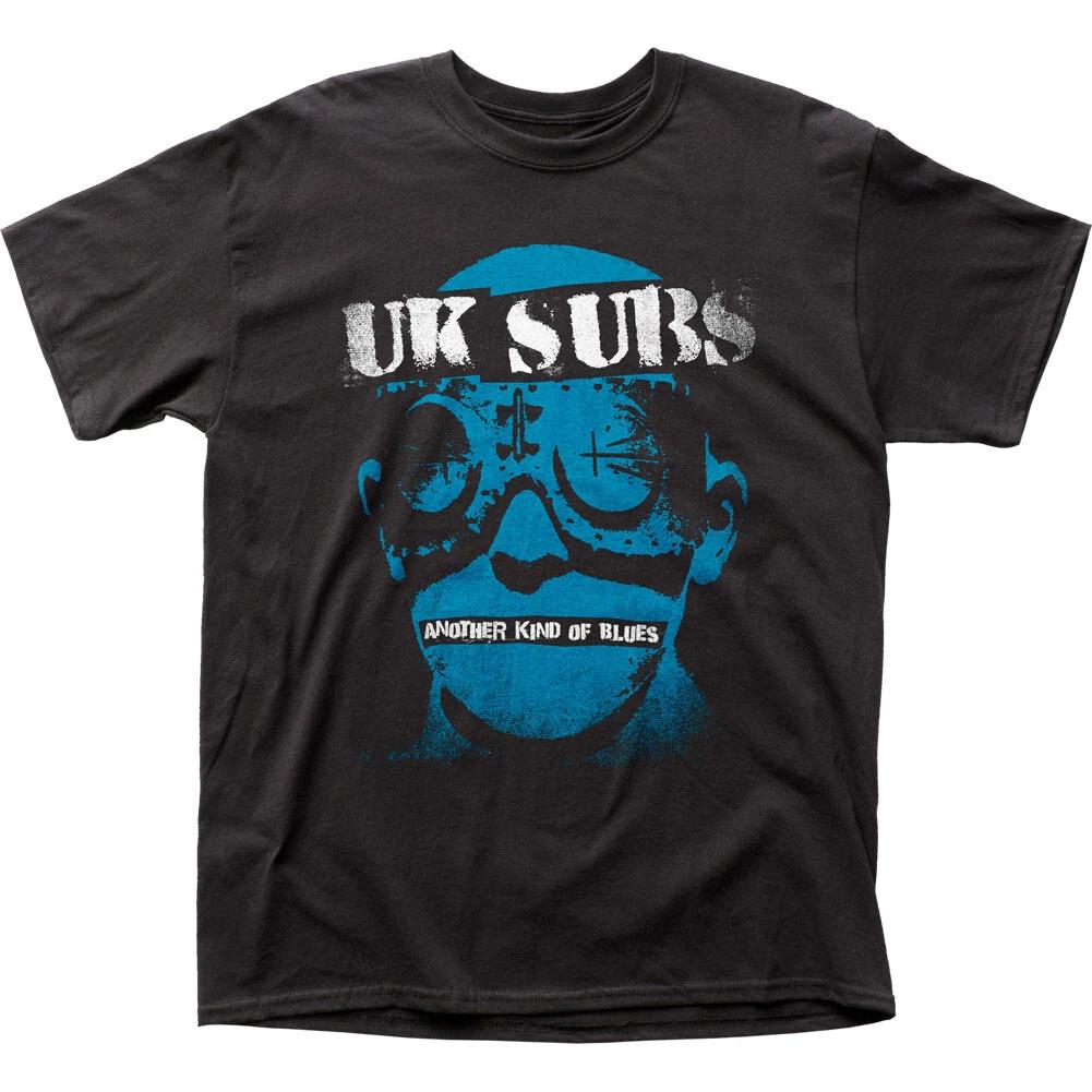 

UK Subs Another Kind of Blues Мужская футболка Рок-н-ролл Классическая футболка группы Черная XL