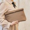 Large Capacity Clutch Bag Zipper Banquet Bag Elegant PU Handbag  Work