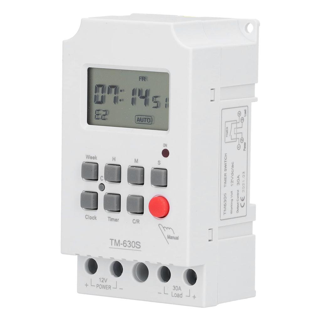Microcomputer Timer Switch 7‑Day Electronic Accessories with Digital Display for Light Control