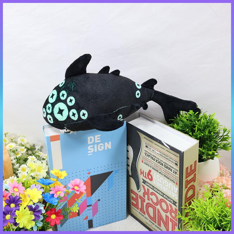34cm Roblox Pressure Eyefestation Plush Luminous Multi Eyed Fish Stuffed Toy Soft Hugging Pillow For Game Fans Bedroom Decor Cuddly Fluffy Huggable