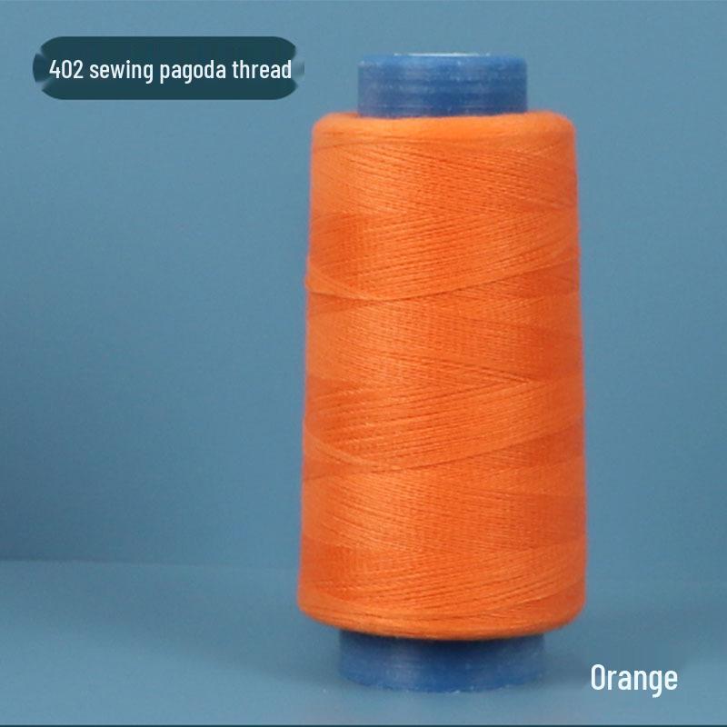 402 Polyester Thread: Black & White Sewing Thread for Hand Needlework and Household Sewing Machines