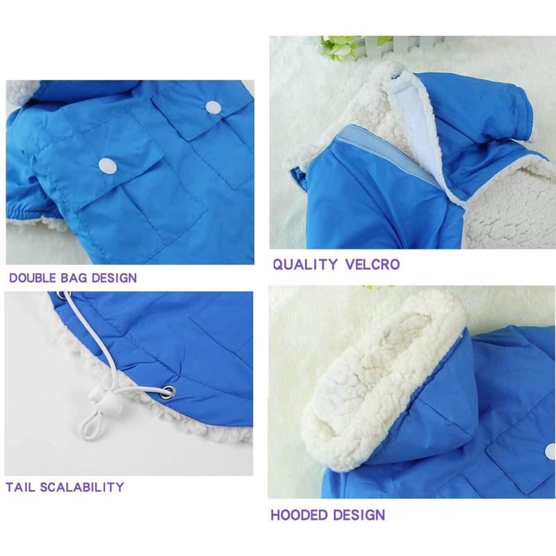 Buy Pet Dog Clothes Winter Warm Thicken Dog Coat For French Bulldog Pug