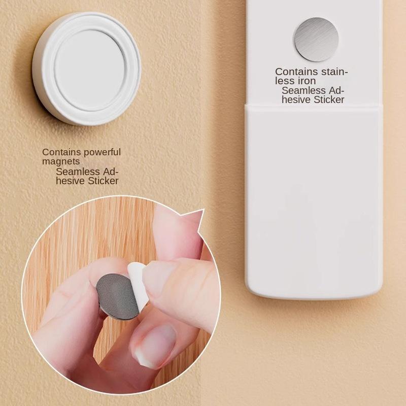 Magnetic Hooks Wall Mount Strong Magnet Remote Control Invisible Holder Keys Fridge Sticker Storage Hooks Home Organizer Hooks