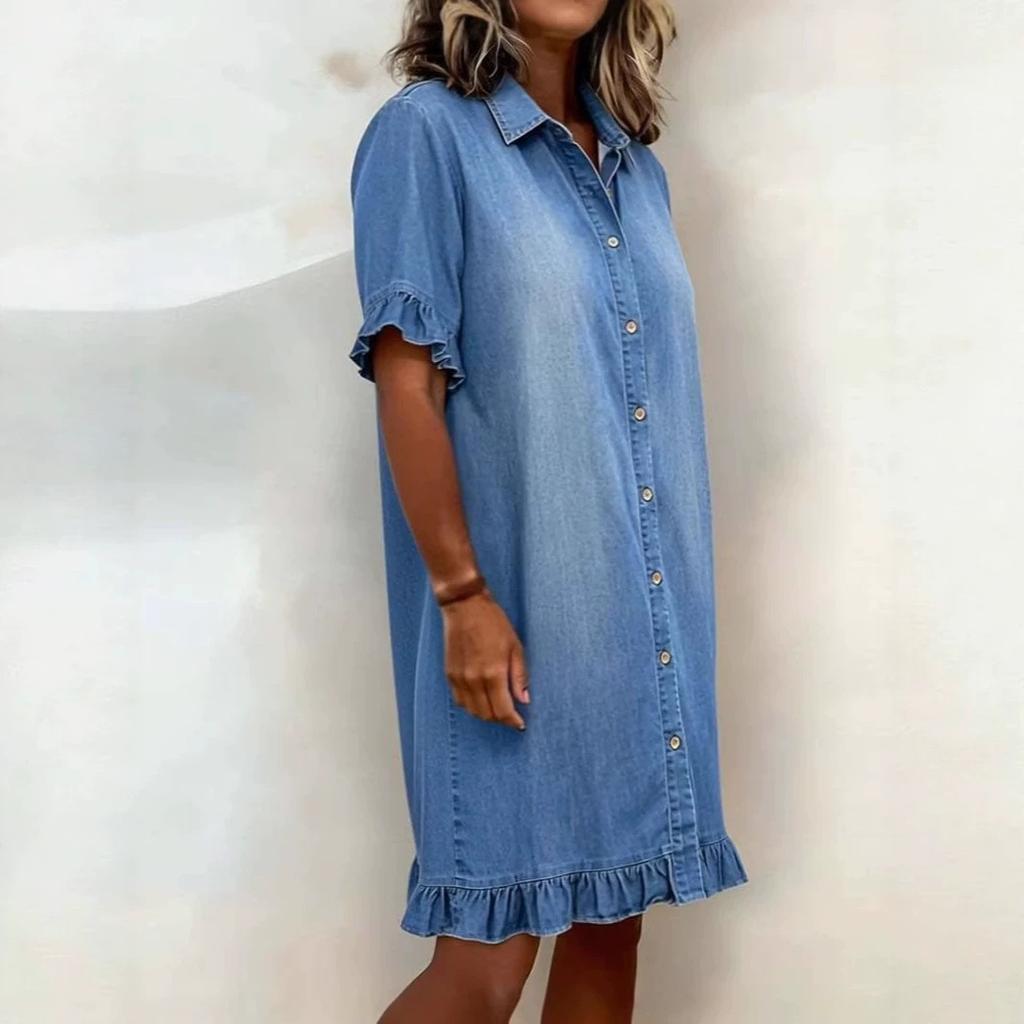 2026 European and American spring and summer new fungus edge shirt skirt