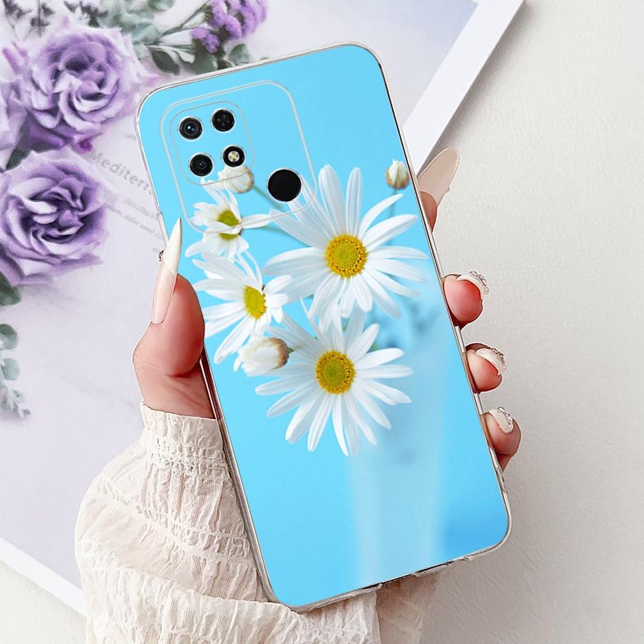 For Xiaomi Redmi 10C Case New Luxury Painted Cover Soft Silicone Slim Phone Case For Xiaomi Redmi 10C Redmi10C Back Cover Fundas