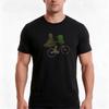 Bike Inspired Silhouette Tshirt Summer Casual Cotton Tee Oversized Streetwear Tops Vintage Graphic Print Unisex Unisex Unisex