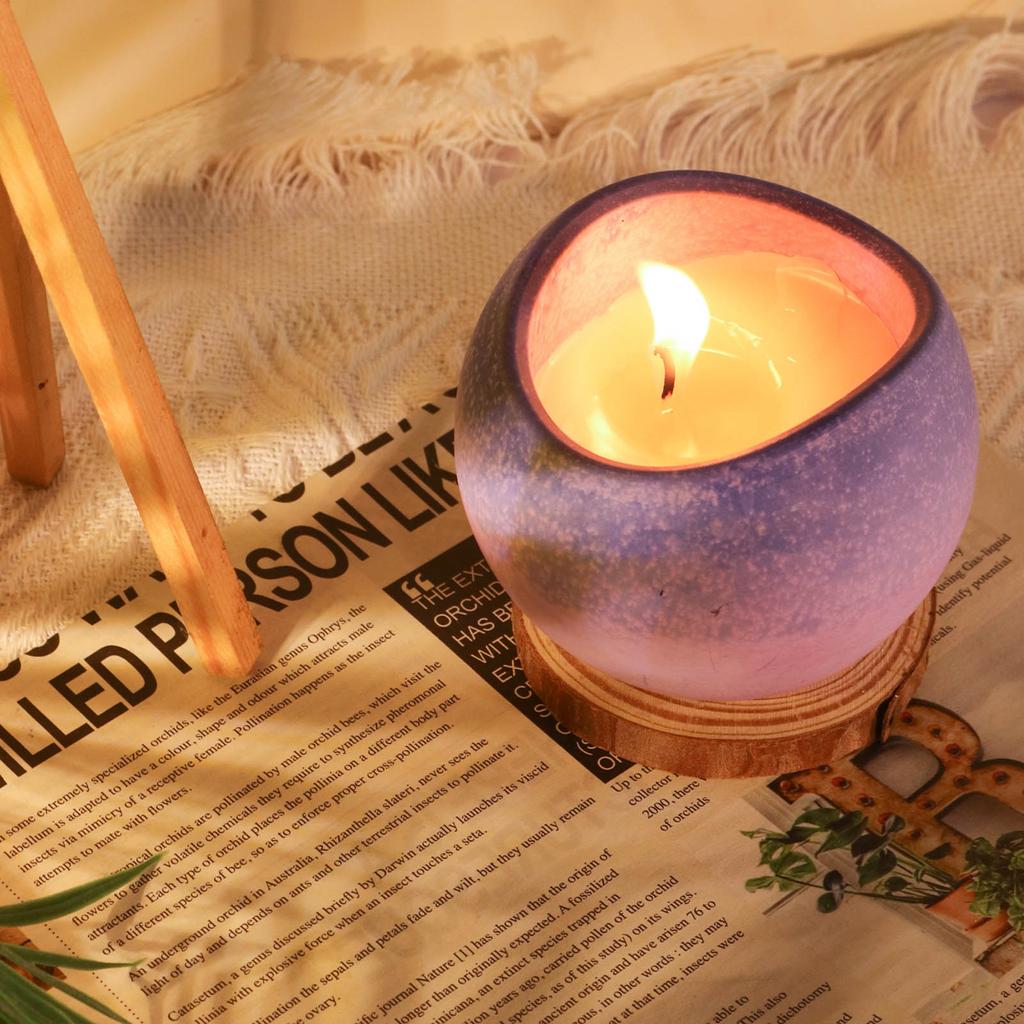 Arc-shaped Candle Holder Resin Jar Silicone Mold for Crafting Candle Holder Cup Resin Craft Ornament Home Decorations