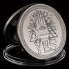 1Pcs Souvenir Commemorative Coin Yes Or No Prediction Decision Coin Ouija All-Seeing Eye Or Death Gothic Copper Plated Coin