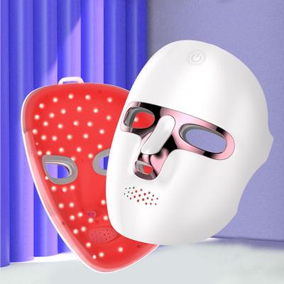 LED Red Light Facial Mask for Skin Rejuvenation and Acne Removal