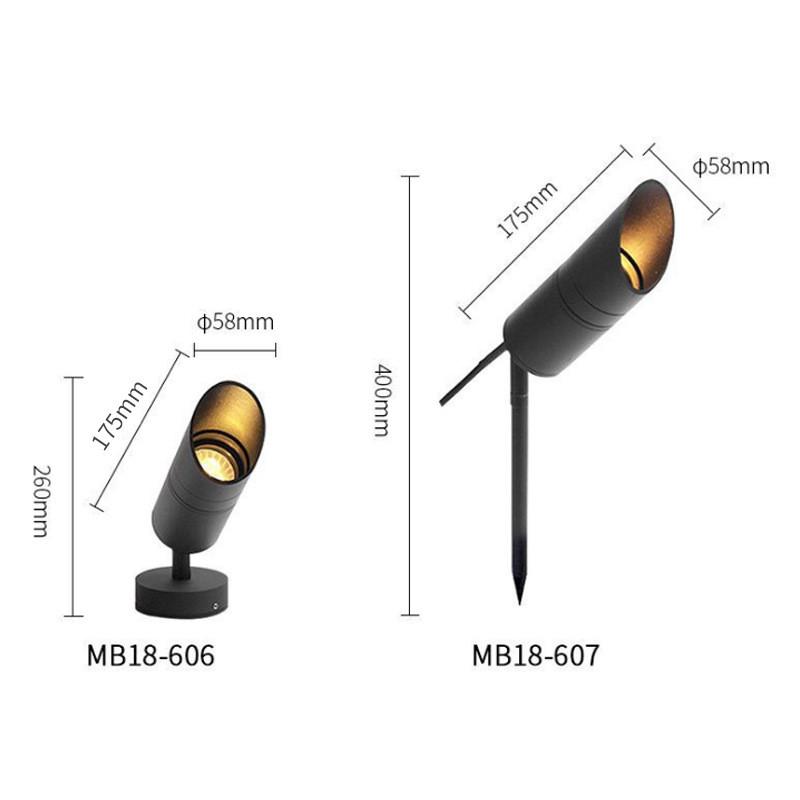 5W/10W Outdoor Garden Lawn Lamp 220V AC LED Spot Light IP65 Waterproof Garden Yard Spotlight Spike Light