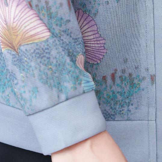 2PCS Knitted Tops Set Women Thin Knitted Cardigan Printed Short Sleeve Knitted T-Shirt Plus Size Open-front Knitted Jacket T-Shirt Outfits