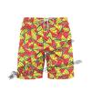 Summer Men's Lightweight Breathable 3D Printed Beach Shorts Summer Casual Swimwear for Outdoor Activities