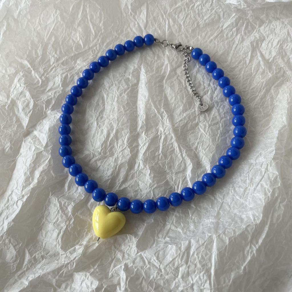 European and American cross-border y2k babes butterfly leather collar punk rock choker collarbone chain necklace foreign trade jewelry