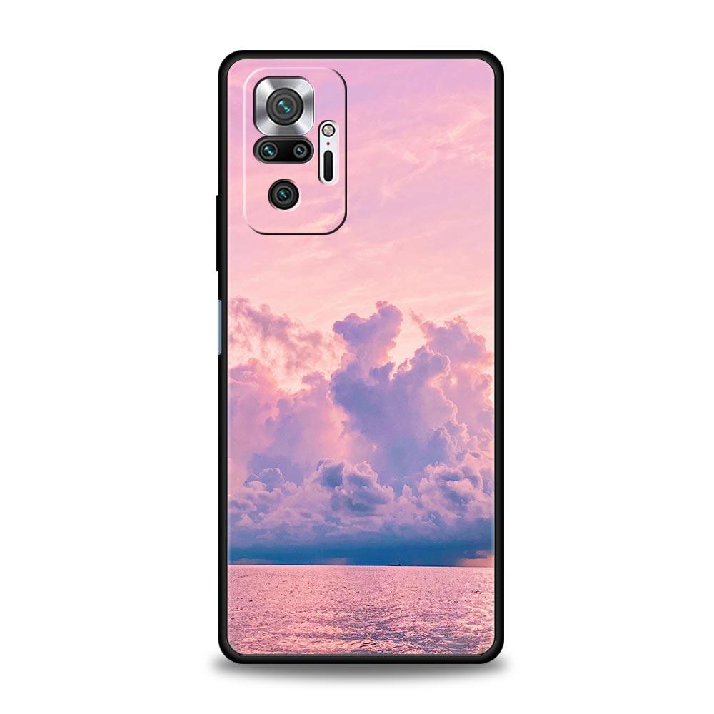Cloud Summer Sunset Glow Phone Case For Xiaomi Redmi Note 15 14 13 12 5G 11 10 Pro Plus 4G 9S 14C 13C 12C 10C Soft TPU Cover