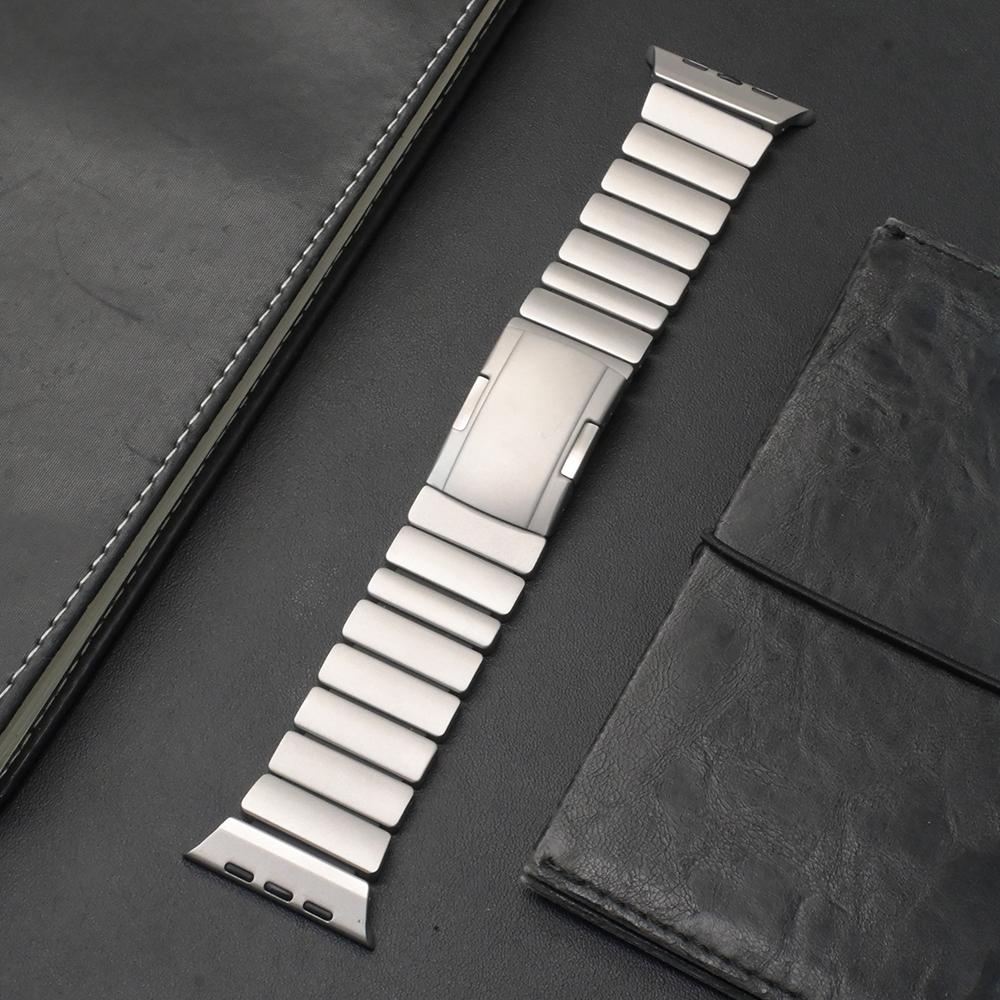 Tytanowy Silikonowy Pasek do Apple Watch Ultra 3 2 49mm Seria 11 10 46mm Luksusowa Bransoleta do iwatch 9 8 7 6 5 SE 45mm 44mm Pasek