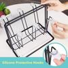 Yardwe Cup Drying Rack Japanese- Style Iron Mug Glass Bottle Organizer Tree Beer Wine Glass Shelf Drainer Stand Shelf Hook for Home Counter