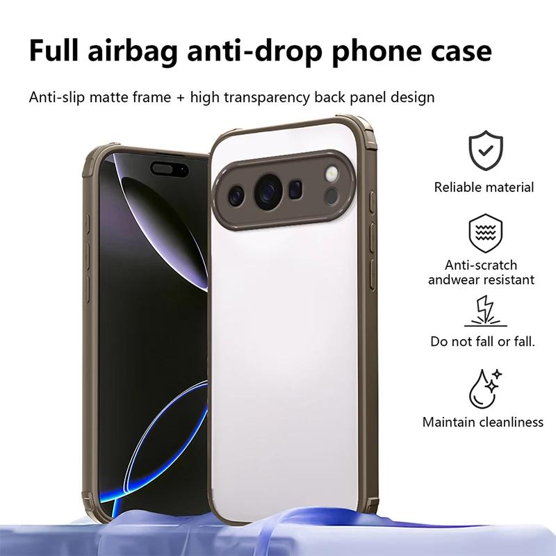 Fashion New Model Transparent Case for Google Pixel 9A Pixel 10 Pro XL Clear Shockproof Soft Phone Cover for Google Pixel 10 Pro