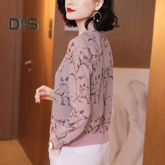 Jachetă Subțire de Vară pentru Femei, Imprimeu Floral, Fermoar, Palton Scurt, Protecție Solară, Cardigan pentru Sporturi în Aer Liber, Plajă, Drumeții