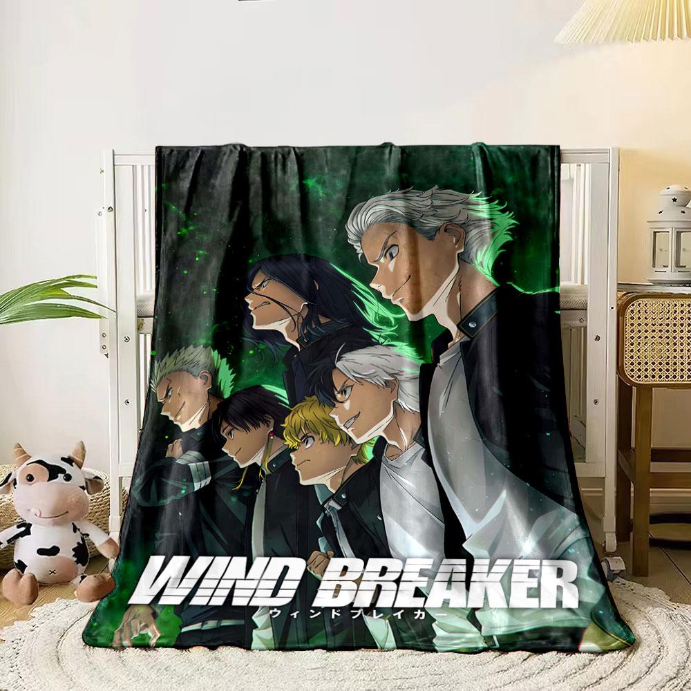 

Group of characters in dark attire with glowing green background effects. for all seasons blanket lunch break throw gift 80cm x 120cm