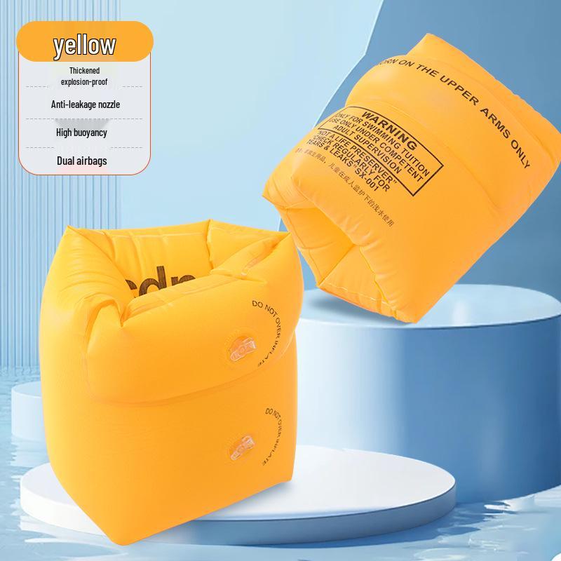 Dicke aufblasbare Wassermanschetten: Doppelairbag-Schwimmärmel für Erwachsene und Kinder