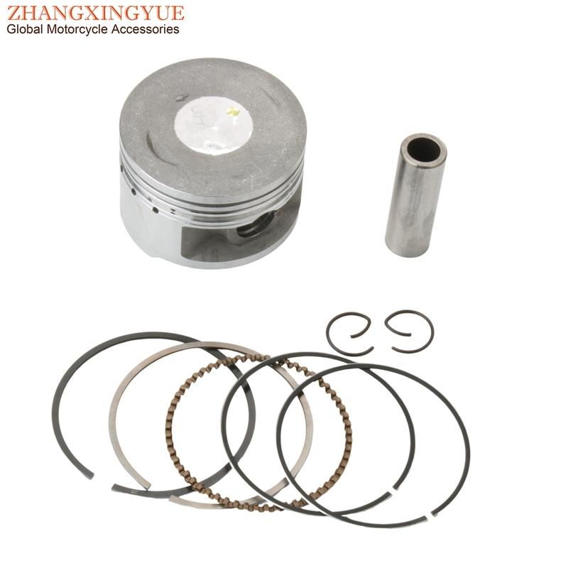 Scooter 51.5mm Piston Kit For Yamaha XC125 ZY125T Cygnus125 1997-1999 Cygnus R 125cc 4T 2000-2003 Vino125 2V 4CW-E1631-12-A0