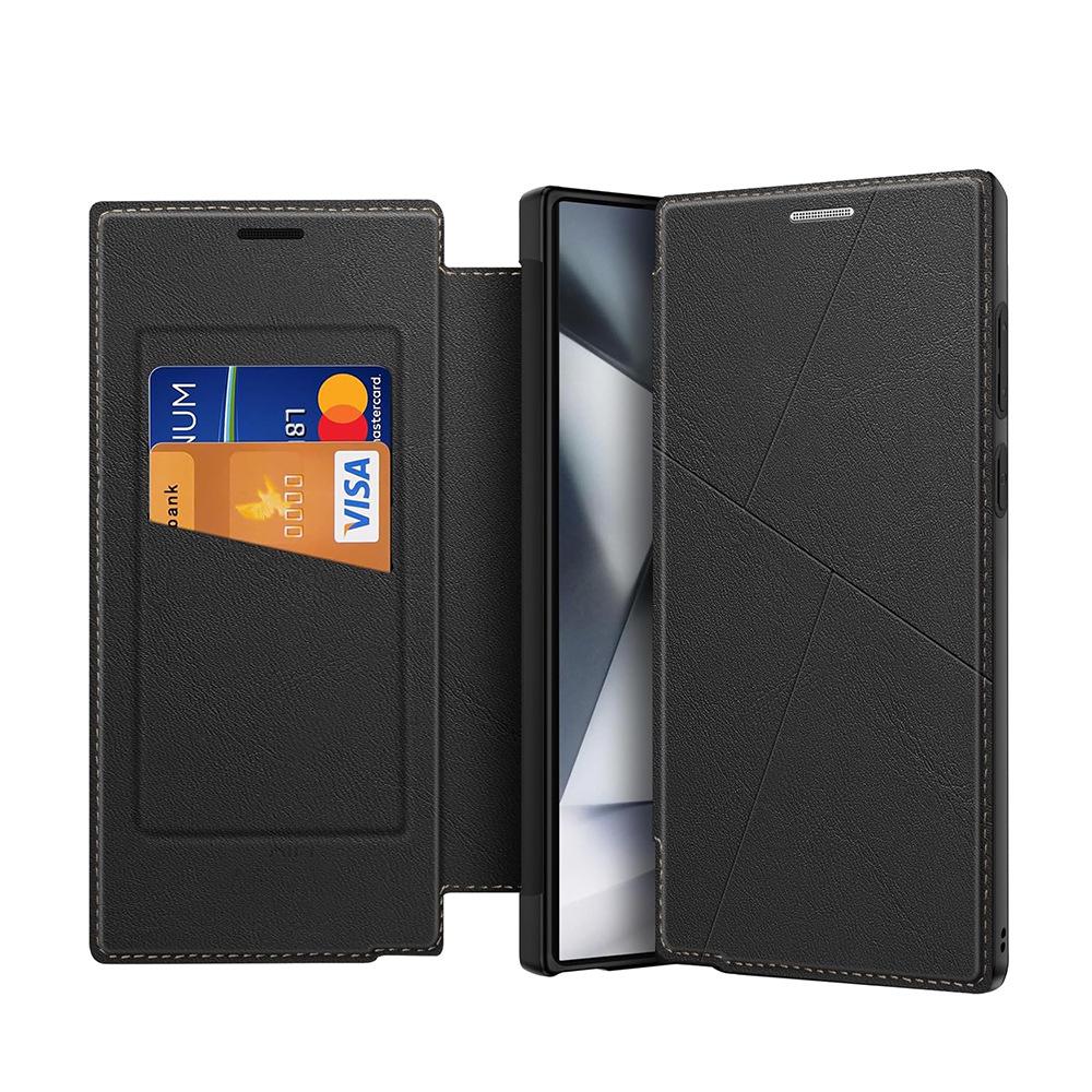 Samsung S25Ultra/S24Plus+ Magnetic Flip Cover with Card Holder