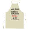 Tablier de cuisine - Mélinda ça n'existe pas - Impression bretonne - Coton épais - Imprimé en France