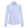 Long-sleeved striped shirt women's business formal wear men's and women's professional wear shirt slim-fit hotel car 1S shop tooling