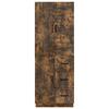 2 Piece Cabinet Set Smoked Oak Wood Based Material