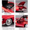 1:24 Scale 300SL S320 Sports Car Model Toy Sound Light Doors Opened Wgeel Steering Pull Back Vehicle Models Exquisite Ornaments