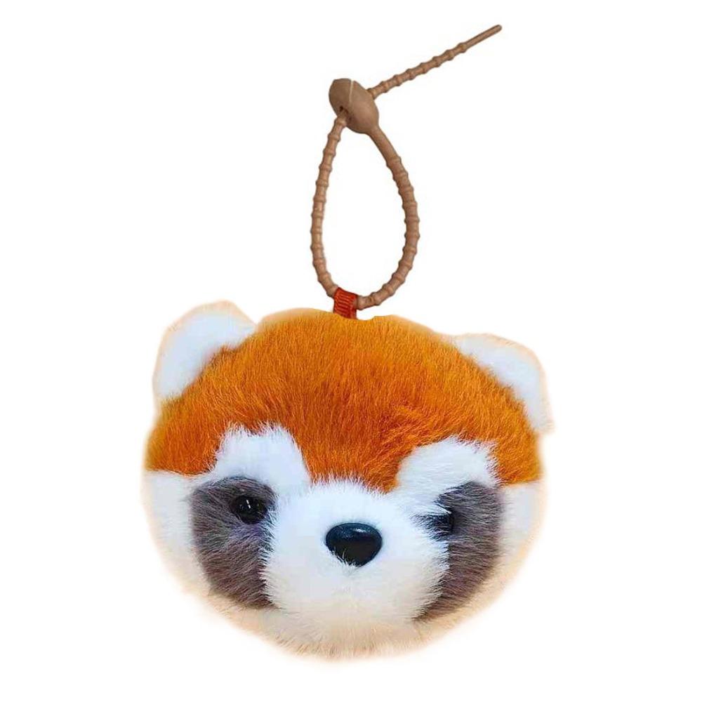 Raccoon Plush Coin Purse Cow Plush Wallet Pendant Headphone Bag Plush Earphone Bag  Change Storage
