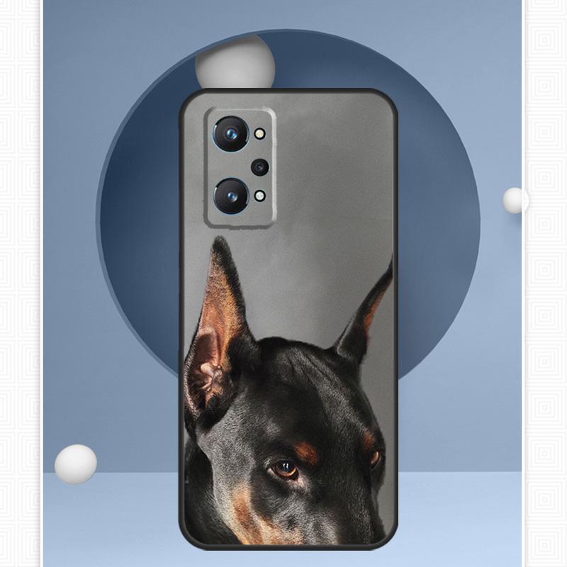 Doberman dog For Realme C55 C33 C30 C21Y 10 Pro Plus GT Neo 5 3 3T Case For OnePlus 11 10 Pro Nord 2 2T