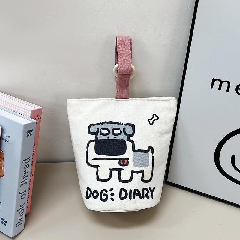 

Office workers portable handbag canvas bucket bag cute bucket type handbag Bao Ma going out handbag