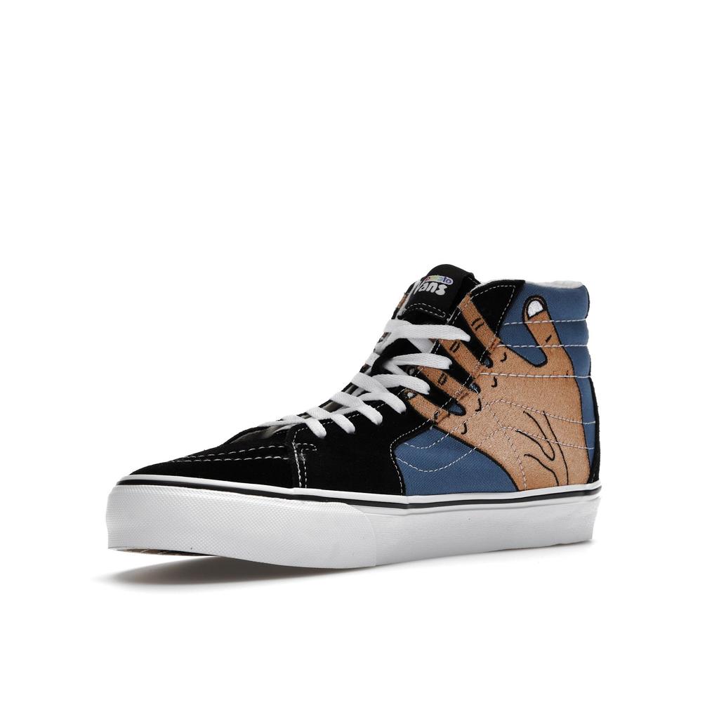 Vans Pantofi unisex Imran Potato x Sk8-Hi VR3 LX Black Navy Unisex Alb Schinduf VN0A5EE7B7F