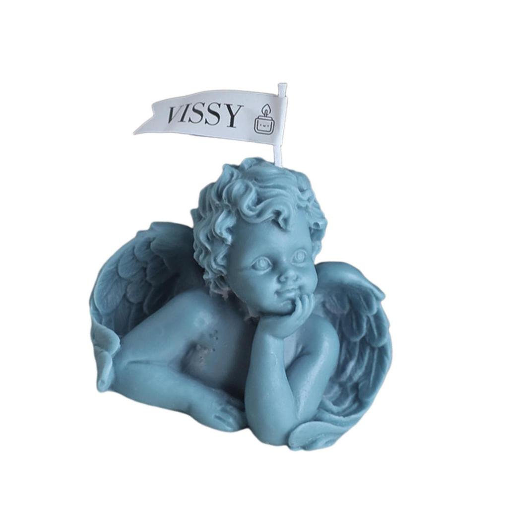 3D Cute Angel Candle Decorative Candle Bathroom Birthday Holiday Gifts 