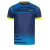 Herren Tischtennis T-Shirt Unterströmungsmuster Herren Sommer atmungsaktiv Badminton T-Shirt Tischtennis Kurzarm Schnelltrocknendes Top
