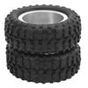 2pcs 52mm Aluminum Alloy Rr Tire Replacement Parts Fit for WPL D12 1/10 RC Truck (009)