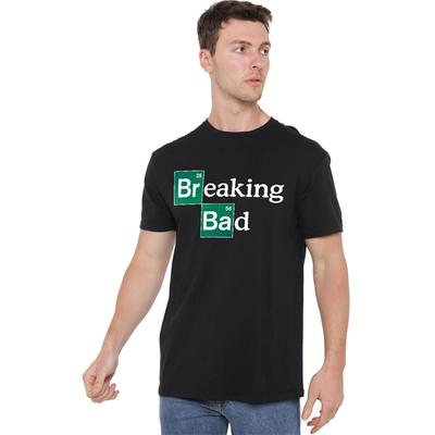 Breaking Bad Logo 100% Baumwolle T-Shirt Herren Tees Top S-5XL, Schwarz