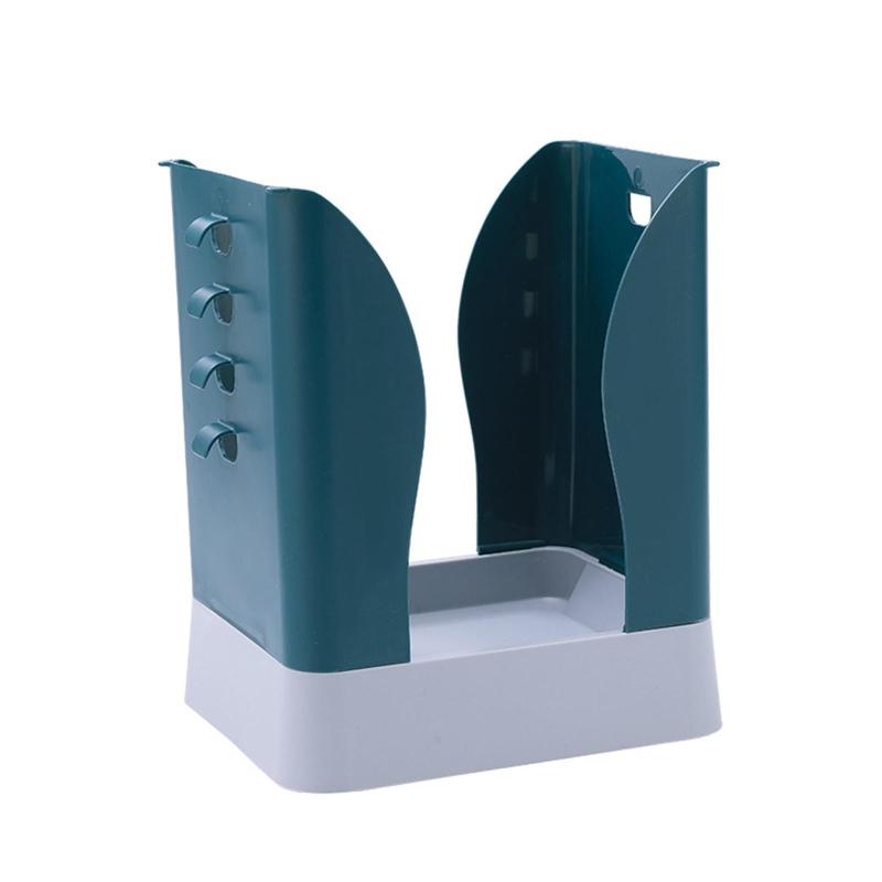 

Расширяемый мусорный бак, мусорный мешок, подвесное ведро для макулатуры, дропшиппинг синий