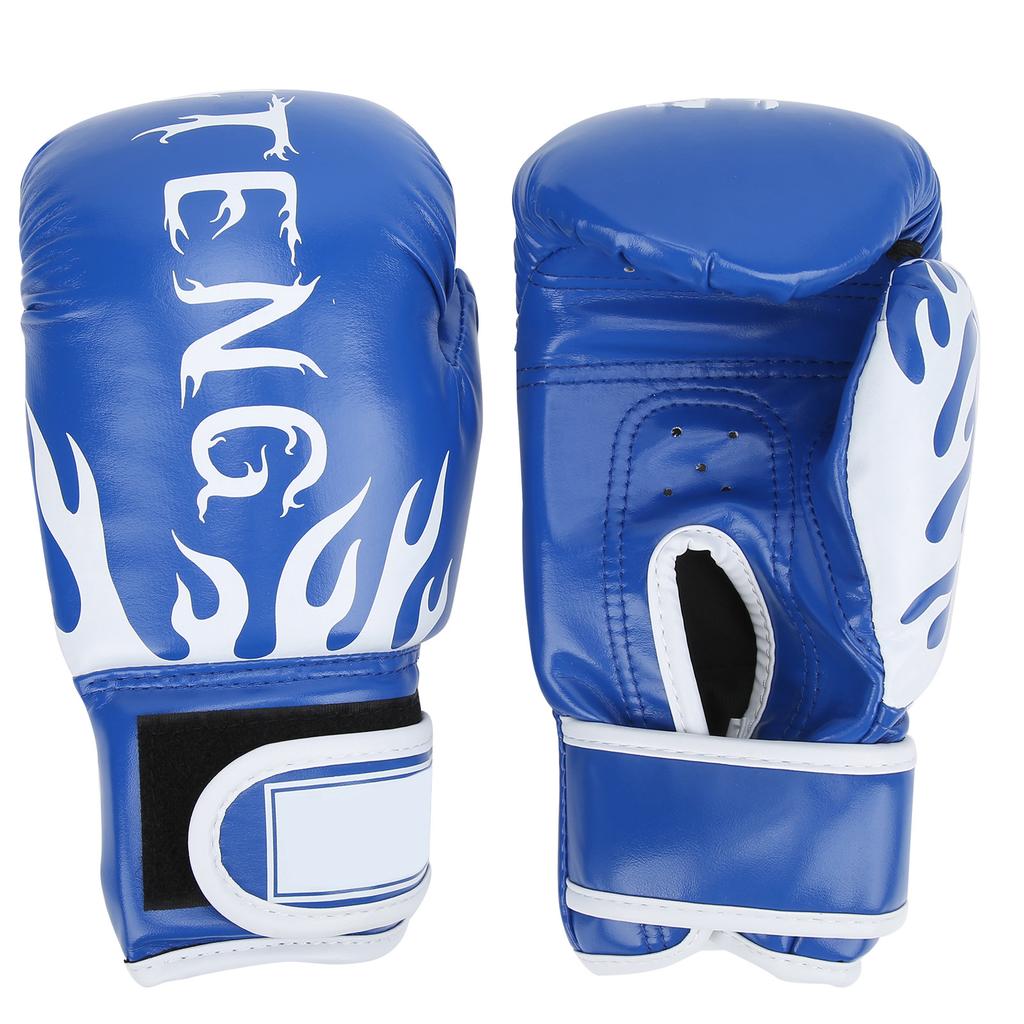 2PCS Kid Boxing Gloves Children Hand Protection for Fighting Striker Bagwork Outdoor Sport Blue