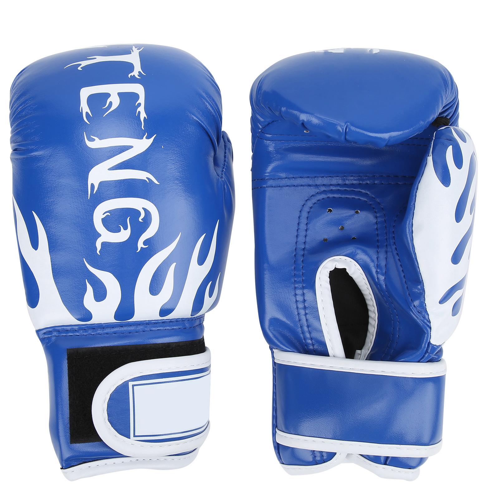 

2 шт детские боксерские перчатки детская защита рук для борьбы ударник мешок работа на открытом воздухе спорт синий