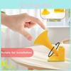 Plastic Yellow Portable Battery Free Speaker Desktop Phone Holder For Music