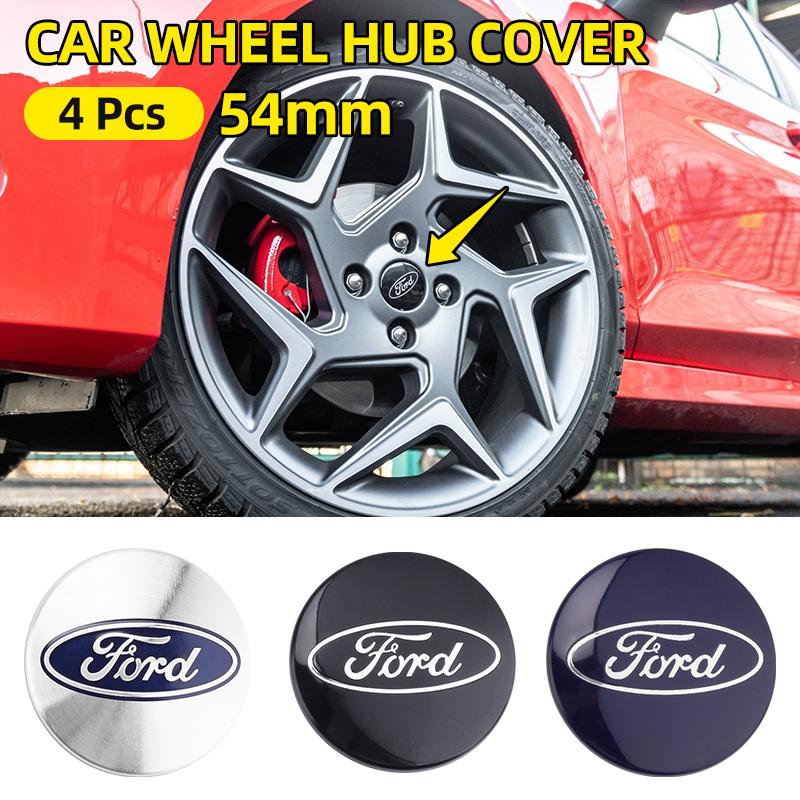 4pcs 54mm Wheel Center Cap Logo Hub Cover Badge Emblem For Ford Focus Mk2 Mk3 Fiesta Ranger WQPOU8 Mondeo Mk4 S-MAX Kuga Mustang Escort