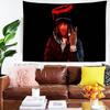 KKing Rapper Von Anime Tapestry Hanging Tarot Hippie Wall Rugs Dorm Home Decor