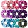45 Colors Large Vintage Velvet Scrunchies Girls Elastic Hair Bands Ponytail Holder Ties Rubber Bands Fashion Women Accessories