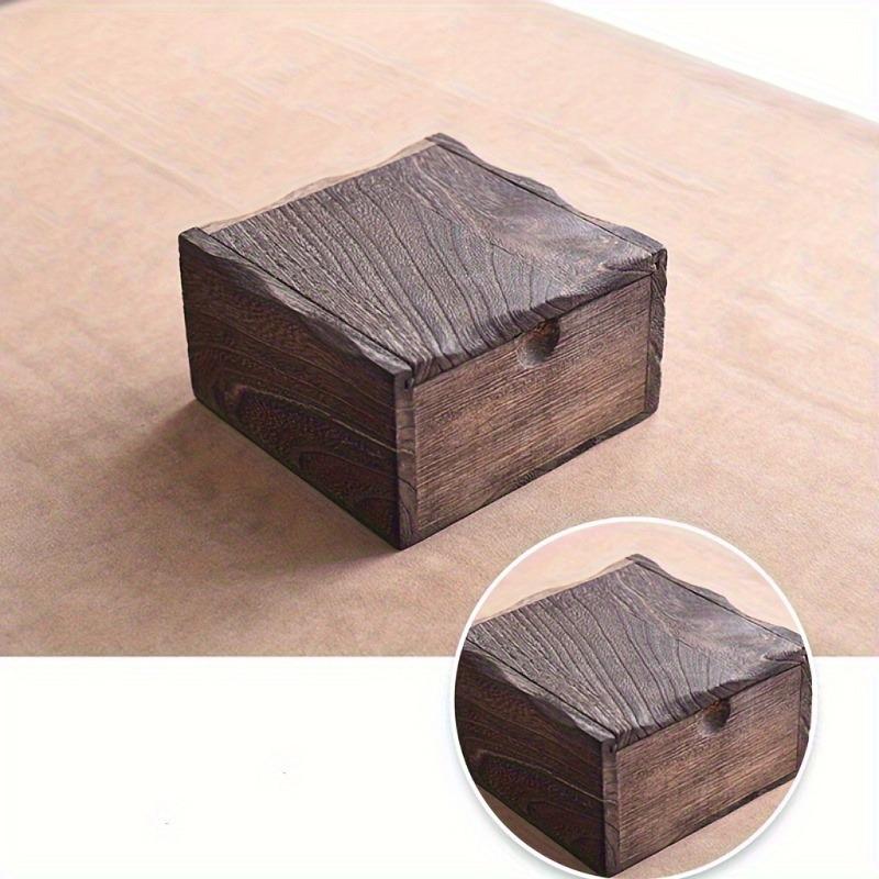 1pc Wood Jewelry Box Keepsake Box Decorative Antique Watch Box Jewelry Storage Box Trinket Organizer for Charms