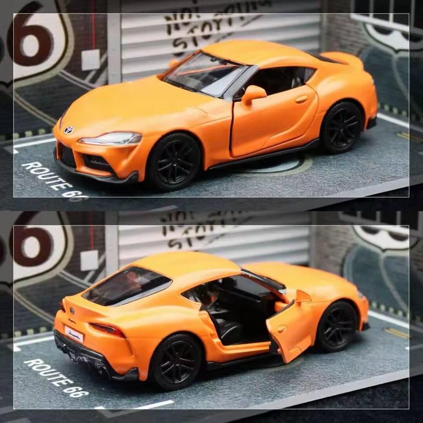 Fast & Furious JDM 2020 Toyota GR Supra Supersportwagen Simulation Diecast & Spielzeugfahrzeug RMZ city 1:36 Legierungs-Automodell-Geschenke für Kinder